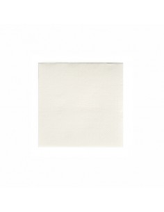 Servilletas de papel pequeñas para coctel color blanco Punto 20 x 20 cm