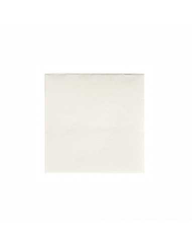 Servilletas de papel pequeñas para coctel color blanco Punto 20 x 20 cm