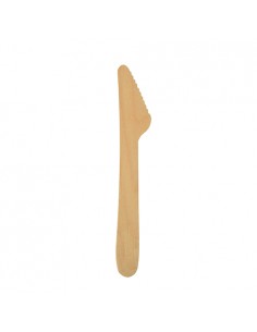 Cuchillos en madera de abedúl natural Pure 16,5cm