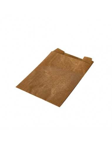 Bolsas papel kraft antigrasa marrón para wraps 11 x 8 x 4 cm