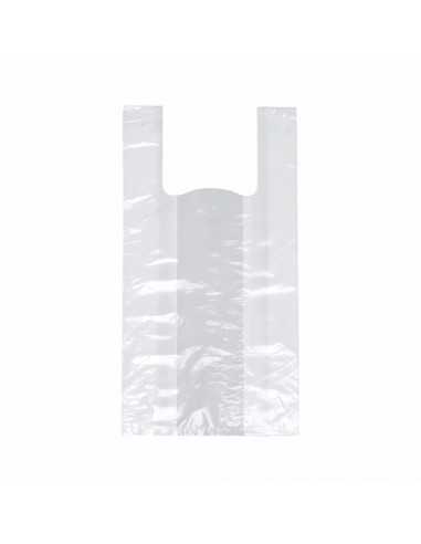 Sacos de compra plástico transparente 48 x 22 x 12 cm