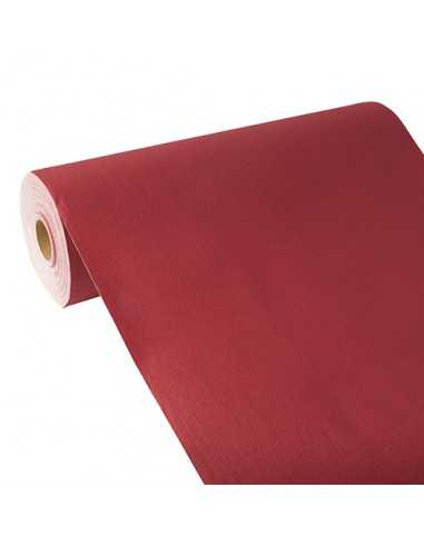 Caminho de mesa papel tipo tecido, PV-Tissue mix "ROYAL Collection" 24 m x 40 cm bordeau