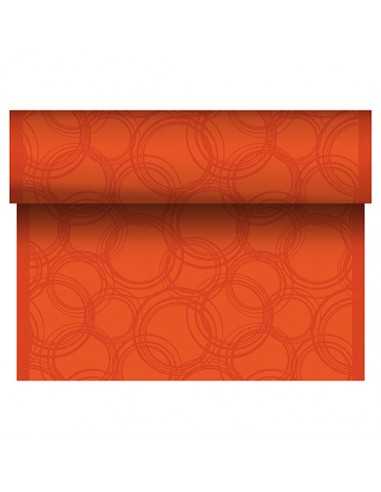 Corredor de mesa papel tipo tecido, PV-Tissue mix "ROYAL Collection" 24 m x 40 cm nectarina "Bubbles"