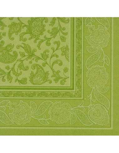 Servilletas papel decoradas Royal Collection verde oliva 40 x 40 cm Ornaments
