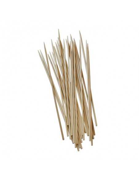 5.000 Palitos De Bambu Espetos Sem Farpas P/ Churrasco 25cm