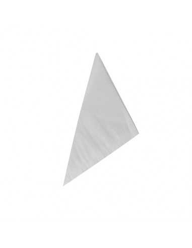 Cones para fritos papel pergaminho branco anti gordura 125gr