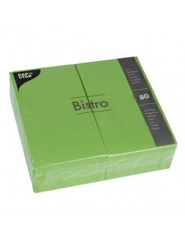 Guardanapos de papel bistro cor verde olive 40 x 32 cm