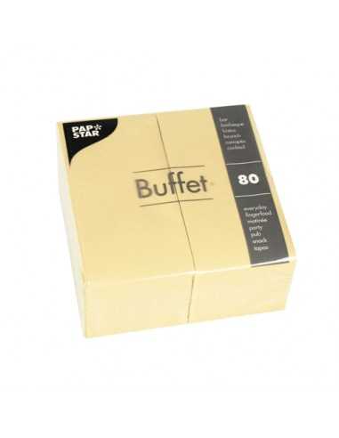 Guardanapos de papel Buffet 33 cm x 33 cm cor champanhe