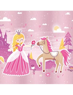 Mantel de papel fiesta infantil decorado princesas 5 x 1,2 m