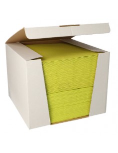 Servilletas papel aspecto tela color verde limón Royal Collection 40 x40 cm