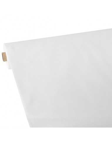 Manteles de papel tejido sin tejer impermeables Soft Selection Plus 25 x 1,18 m blanco