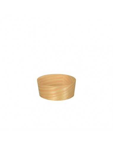 Copos de madeira para aperitivo redondo Ø 5 cm · 2 cm Pure