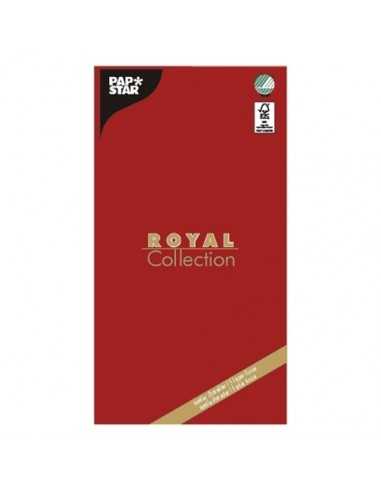 Mantel de papel individual rojo 120 x 180 cm Royal Collection