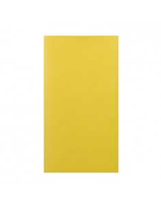 Mantel individual aspecto tela papel amarillo 120 x 180 cm Soft Selection