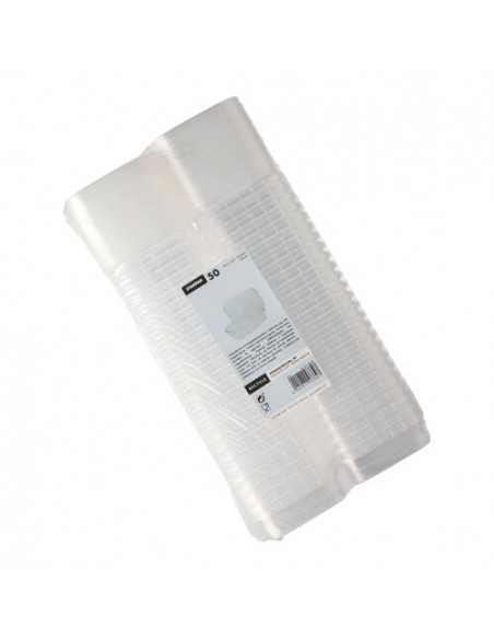 Envases tapa hermética de seguridad plástico transparente 150 ml