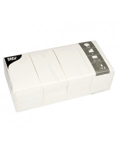 Servilletas papel color blanco 2 capas hostelería 33 x 33cm