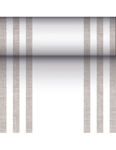Camino mesa papel tisú tela Royal Collection gris 24 m x 40 cm Line