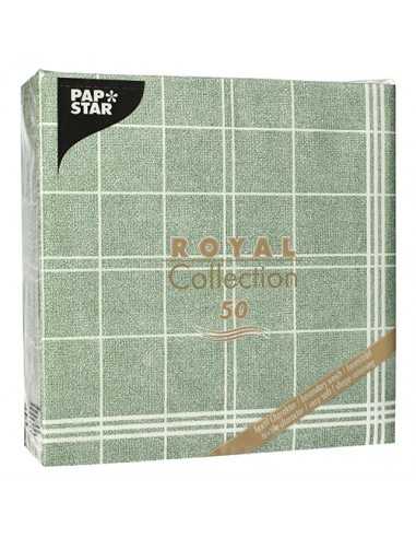 Guardanapos papel decorados verde Royal Collection 40 x 40 cm Kitchen Craft