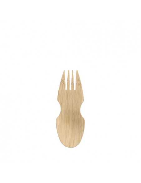 Tenedores de madera bambú natural fingerfood 8,5 cm Pure