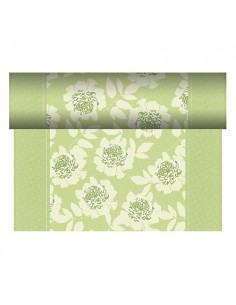 Camino de mesa papel decorado tela Royal Collection verde 24 m x 40 cm Adele