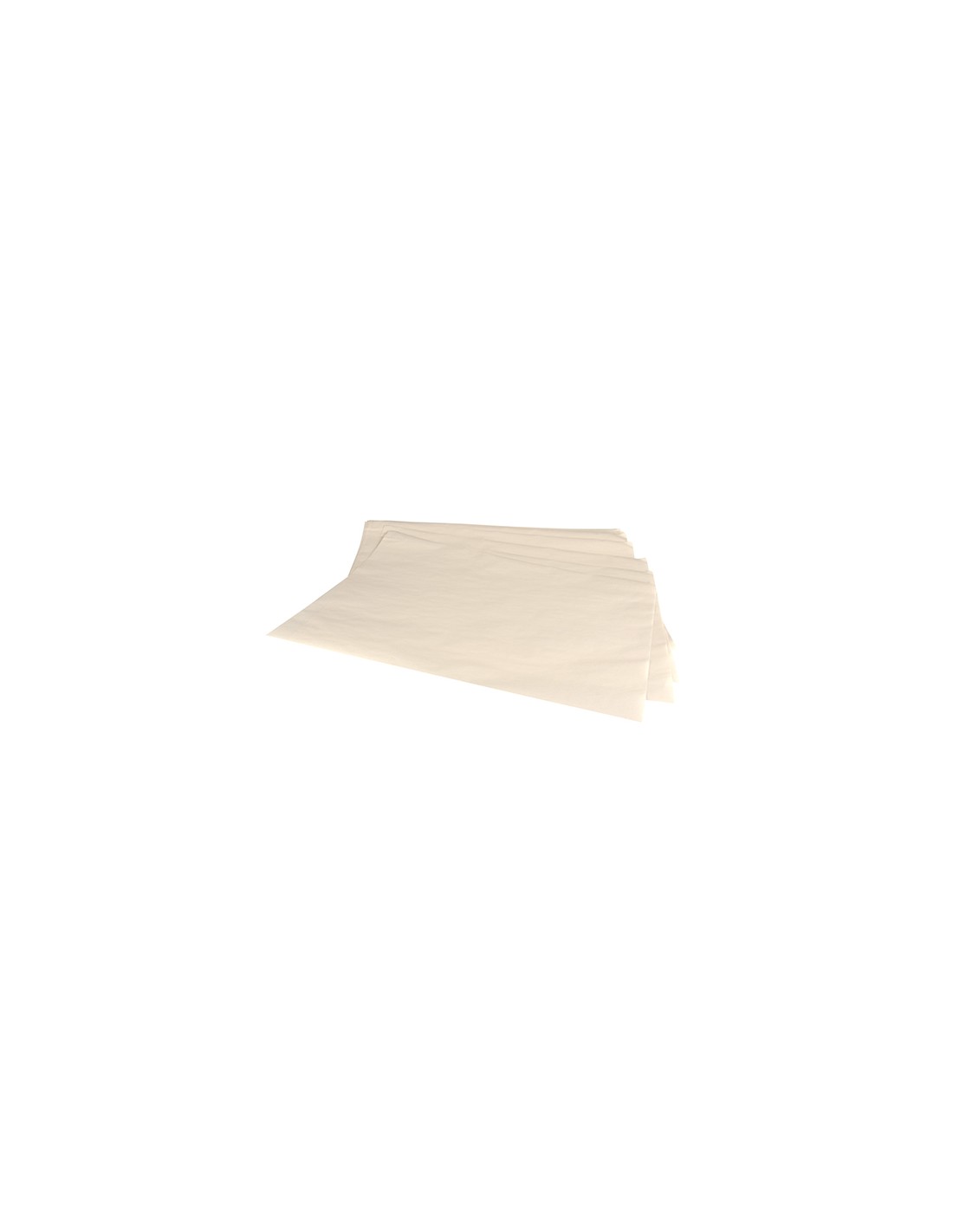 Papel de seda blanco para envolver en hojas 50 x 37,5 cm