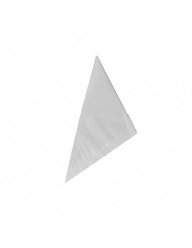 1000 Bolsas em triangulo 19 cm x 18,5 cm x 26,5 cm branco Conteúdo 125 g