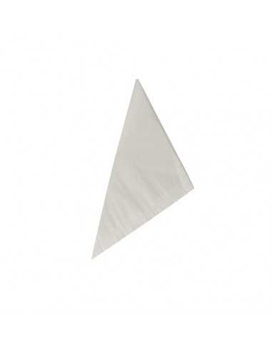 1000 Bolsas em triangulo, Papel Pergaminho 15 cm x 15 cm x 21 cm branco Conteúdo 50 g