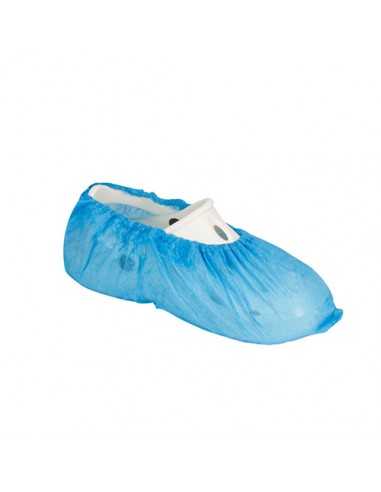 Cubre zapatos de plástico azul con elástico talla 38-47