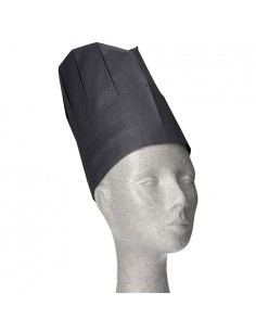 Gorros papel para cocinero ajustables color negro 23 x 27,7 cm Provence