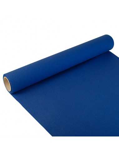 Caminho de mesa papel qualidade Royal Collection azul escuro 3 m x 40 cm