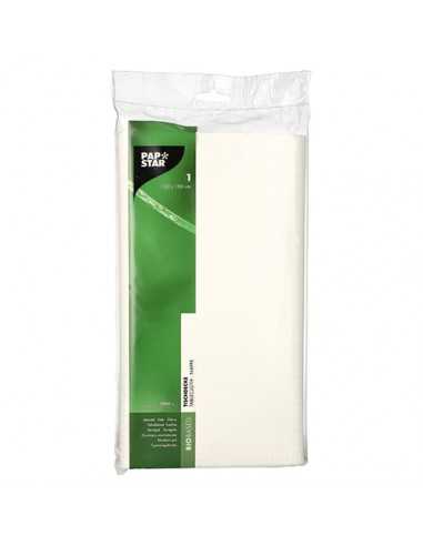 Mantel individual de papel tisú blanco Pure 120 x 180cm