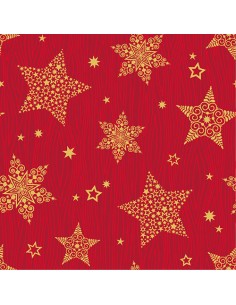Servilletas de papel navideñas color rojo 33 x 33 cm Christmas