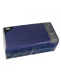 Servilletas papel azul oscuro hostelería 33 x 33 cm 1capa