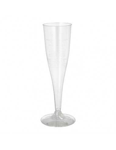 Copas cava de plástico transparente descartables de 1 pieza 100ml