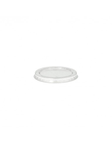 Tapas de plástico tarrinas redondas Ø 6,7 cm transparente
