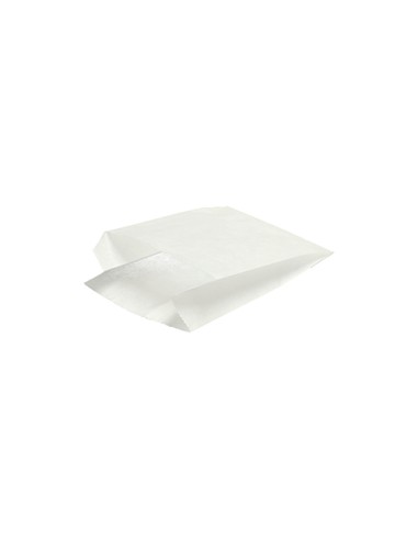 Sacos papel branco resistente  para wraps 11x 8 x 4 cm