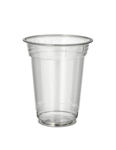 Vasos de plástico PET transparente granizados Hurricane 300ml Ø 9,5 cm