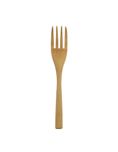 Tenedores de madera bambú resistentes Pure 16,5 cm