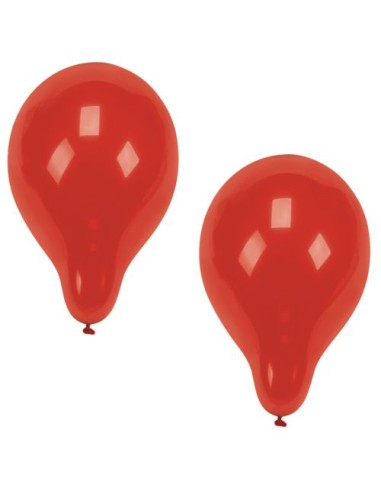 Balões cor vermelho decoração de festas de Ø 25 cm