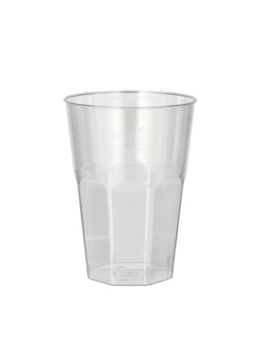 Vasos de plástico inyectado resistentes PS transparente 300ml