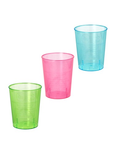 Vasos de chupito plástico de colores 40ml