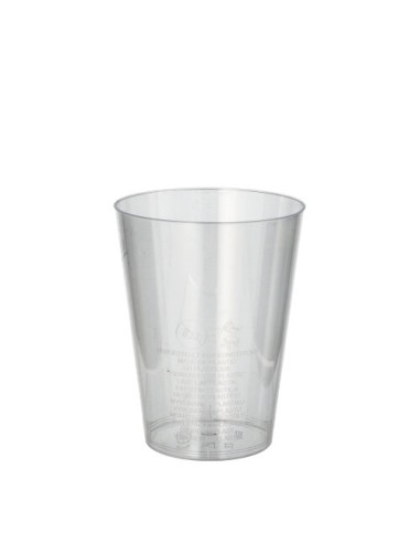 Vasos de plástico transparente reutilizables 200ml