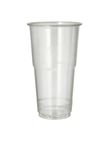 Copos bioplástico bebidas frias PLA transparente 500ml Pure