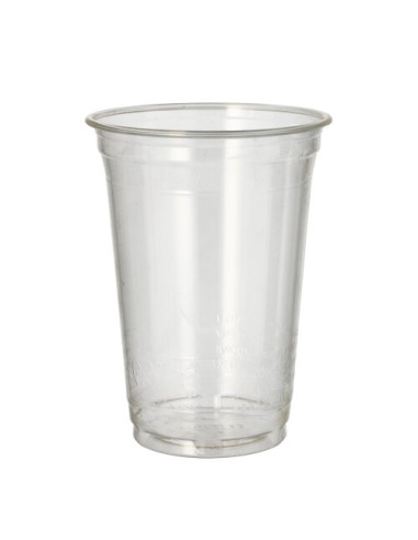 Vasos compostables bioplástico PLA transparente 400ml