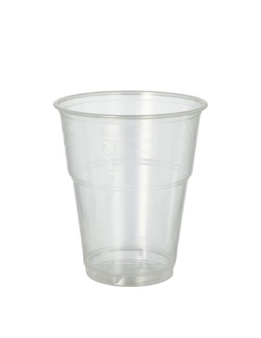 Copos para bebidas frias bioplástico transparente PLA 300 ml Pure