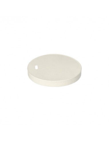 Tapas para vasos cartón blanco con agujero Ø 8 cm Pure