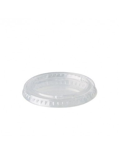 Tapas para tarrinas plástico PET transparente Ø 6,6 cm