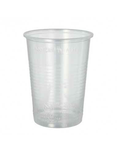 Vasos de plástico PP transparente desechables 400ml Ø 9,5 cm