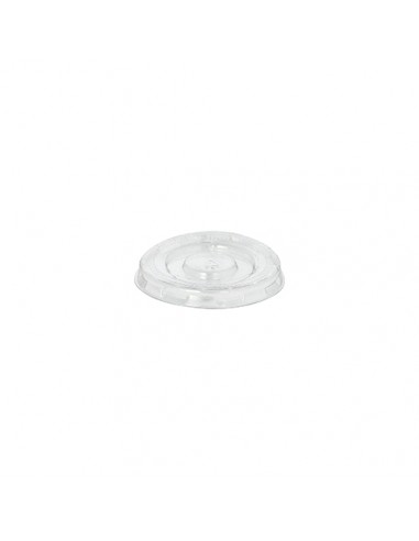 Tapas de plástico PET treansparenre para tarrinas de papel Ø 5,9 cm