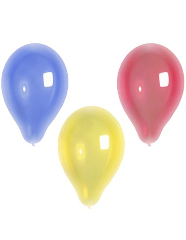 Balões cores sortidas efeito cristal  Ø 25 cm